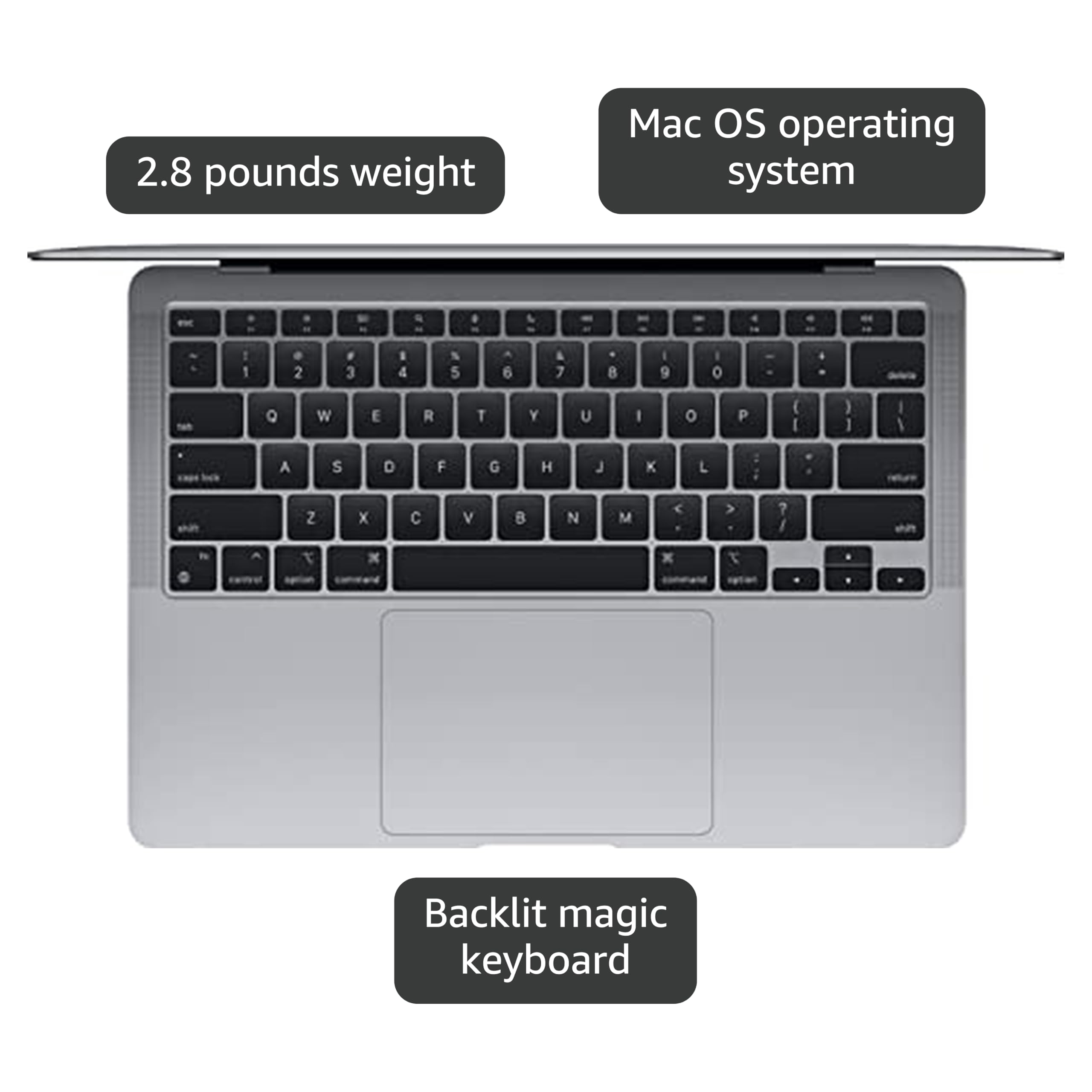 Amazon.com: Late 2020 Apple MacBook Air with Apple M1 Chip (13.3